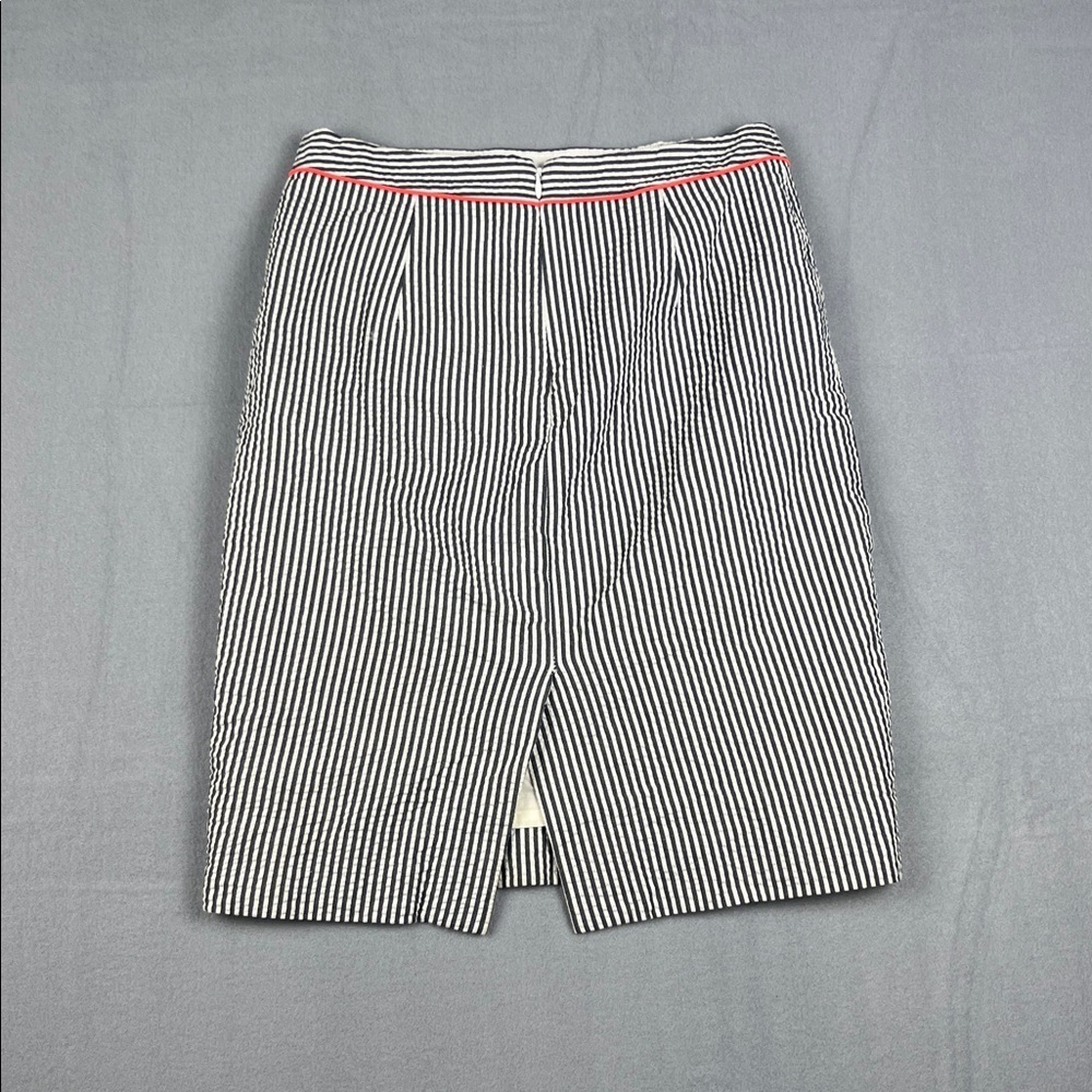 J. Crew Seersucker Black and White Striped Pencil Skirt
Size: 00 - Picture 2 of 4